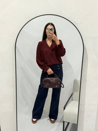 Blouse bordeaux - Astrid