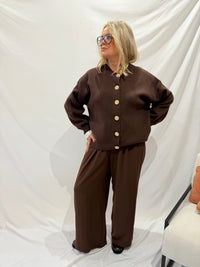 Gilet café foncé GT - Emy