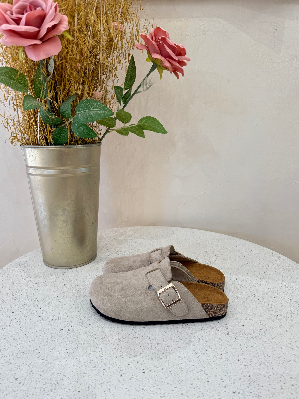 Mules taupe - auguste