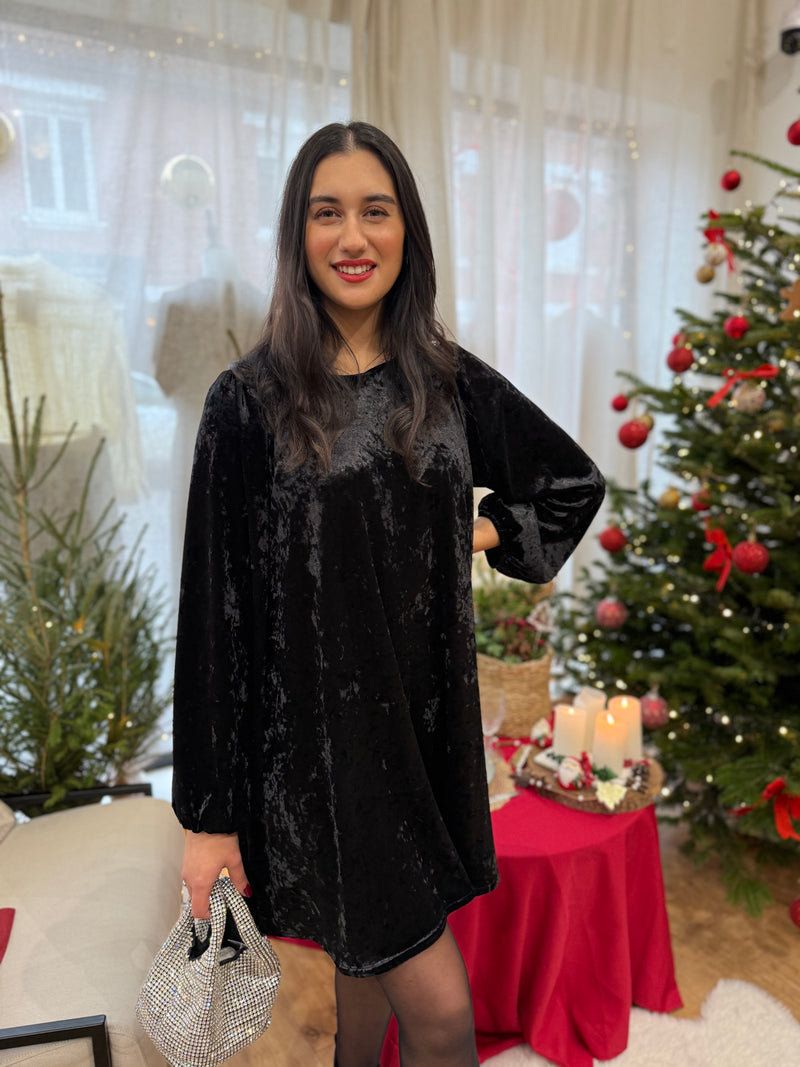 Robe velour noir - Pila