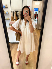 Robe broderie écru - Adele