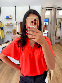 Blouse corail - Léna