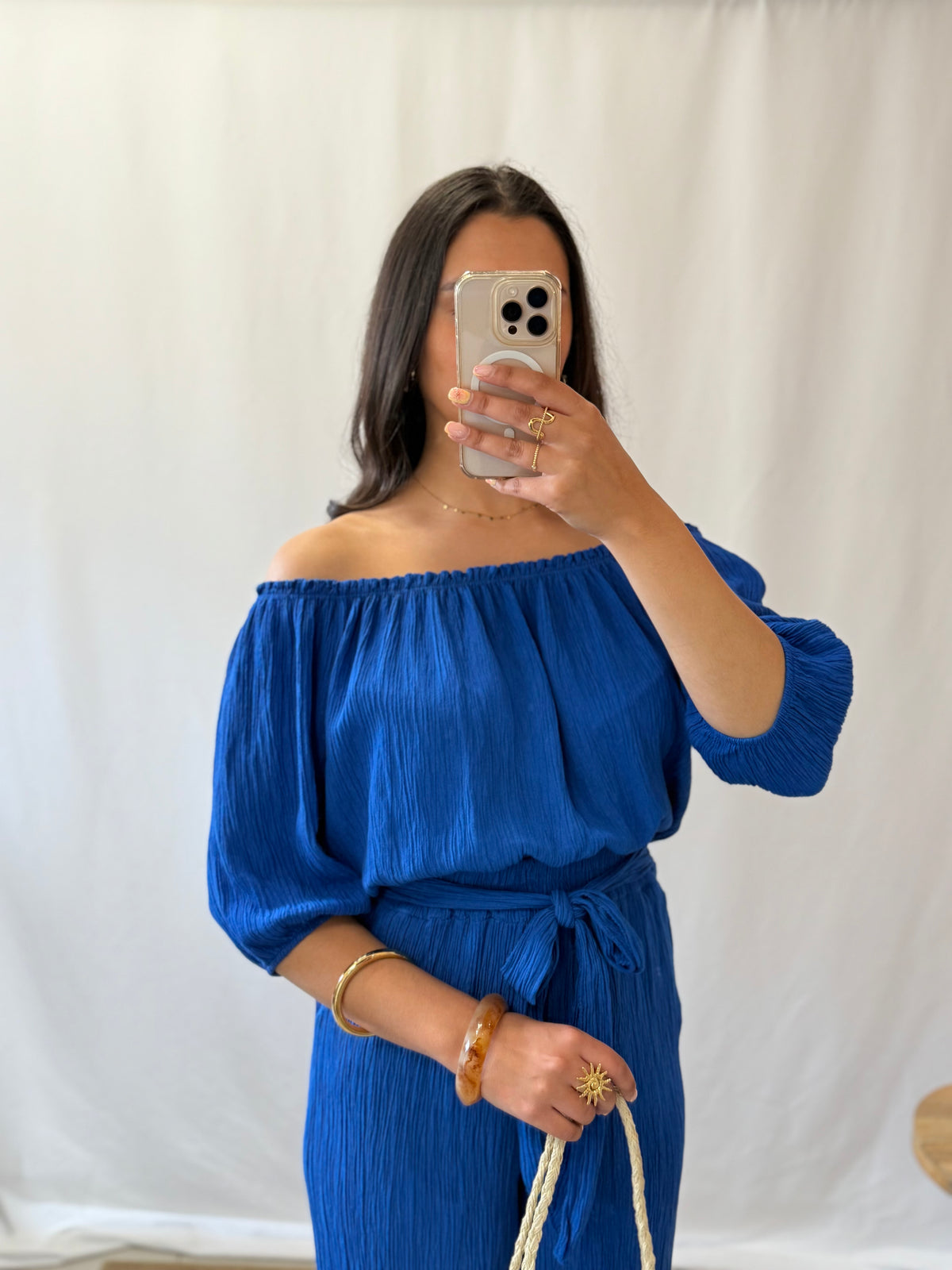 Ensemble bleu royal - Luna