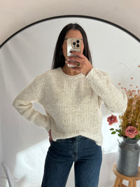 Pull avec col beige - Hugo