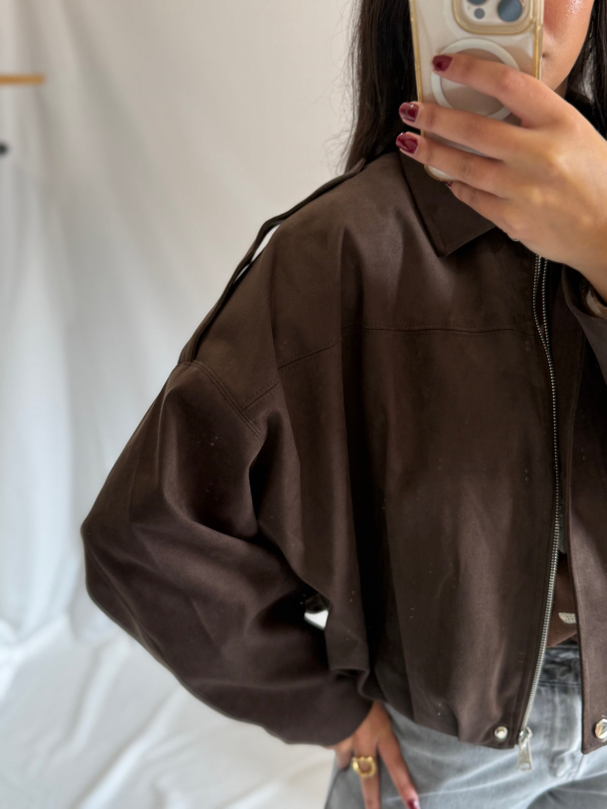 Veste suédine brown - Malice