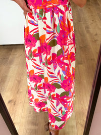 Robe motifs fushia - Julia