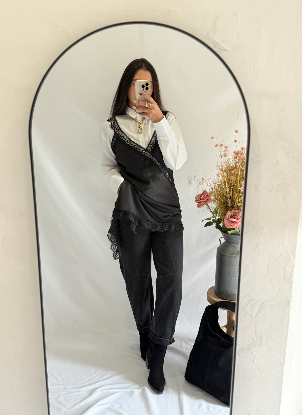 Robe noir dentelle - Iruis