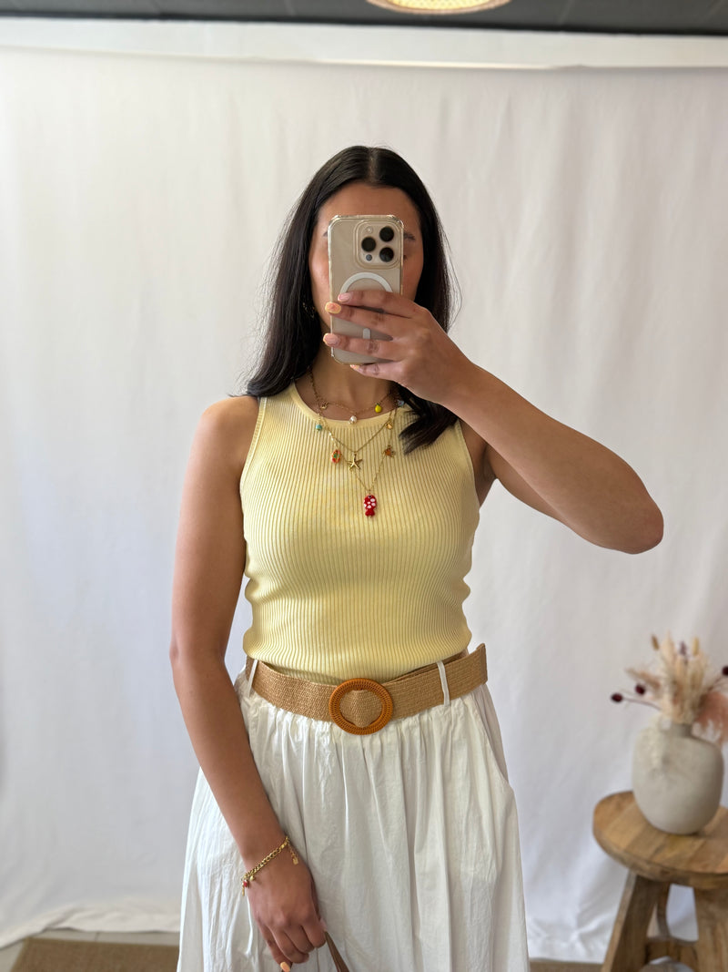 Top jaune - Celia