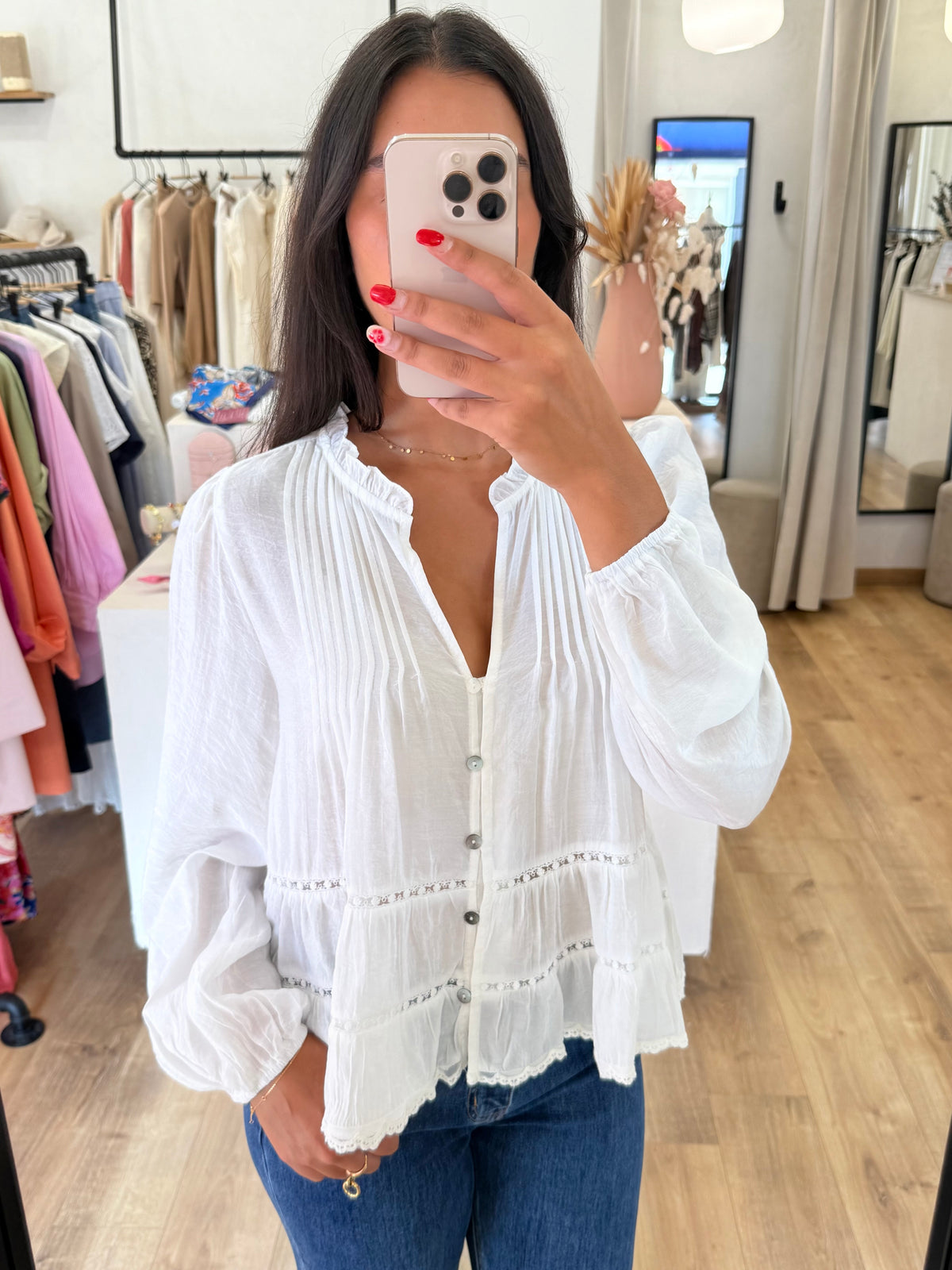 Blouse écru - Paula