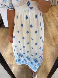 Robe longue bleu - Mila