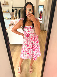 Robe Motifs Fushia - Romy