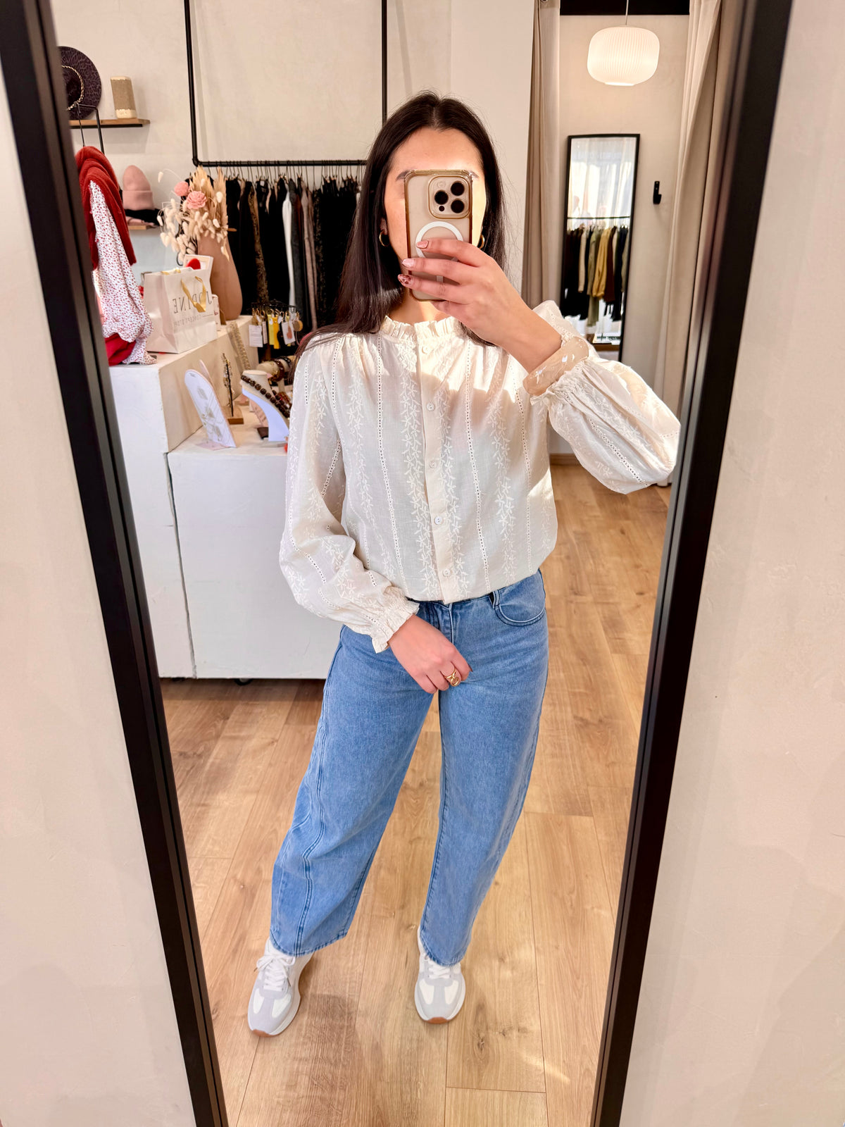 Chemise broderie - Astrid