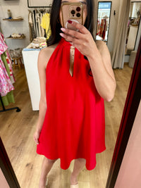 Robe courte rouge - Lina