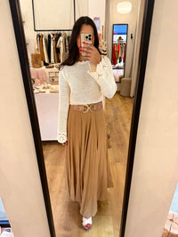 Jupe longue Camel - Astrid