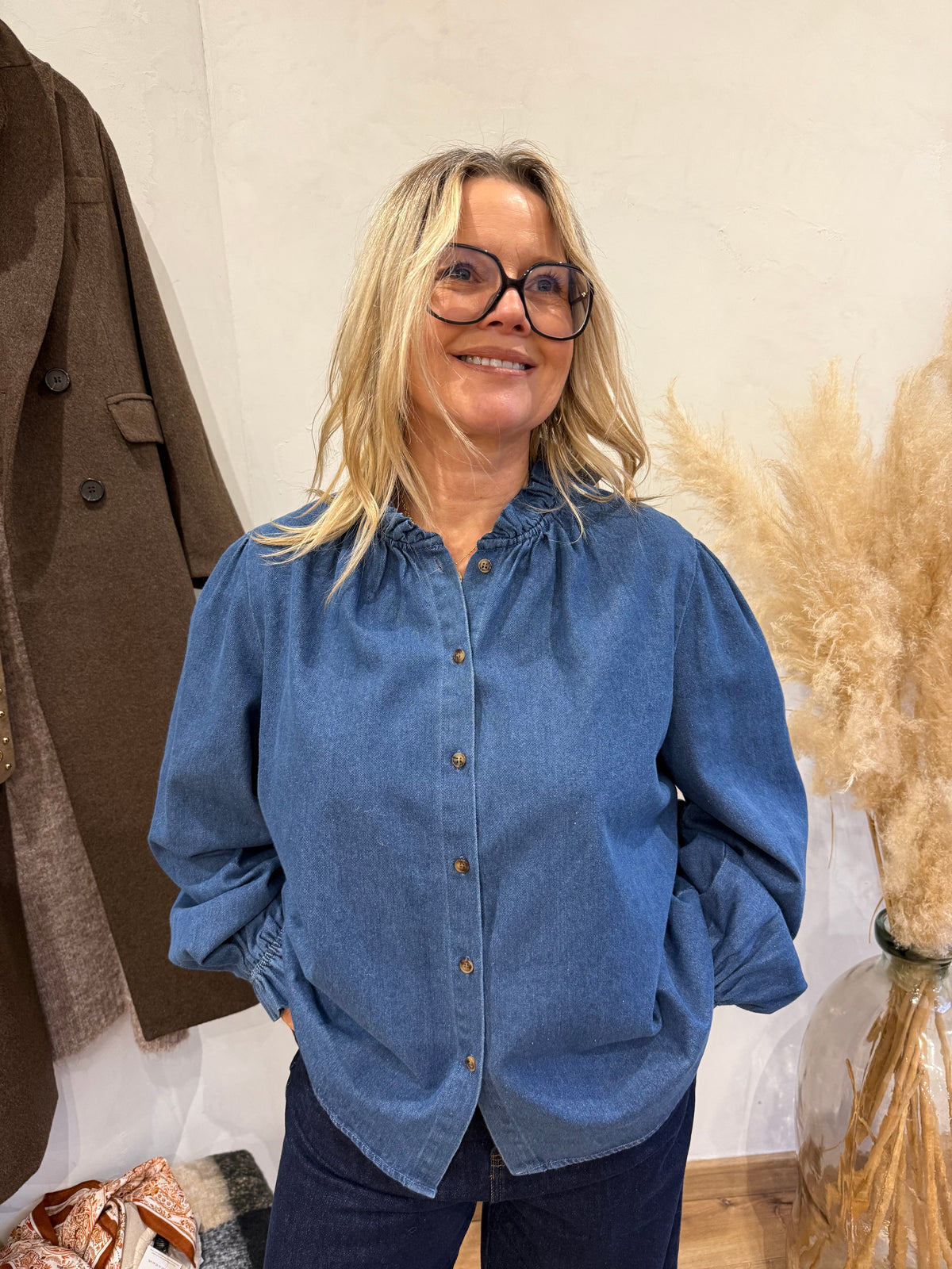 Blouse jean GT - Victorine