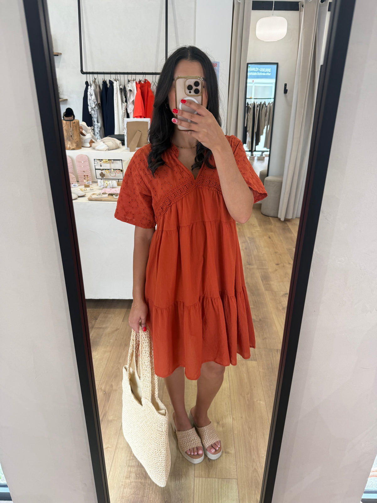 Robe broderie - pia
