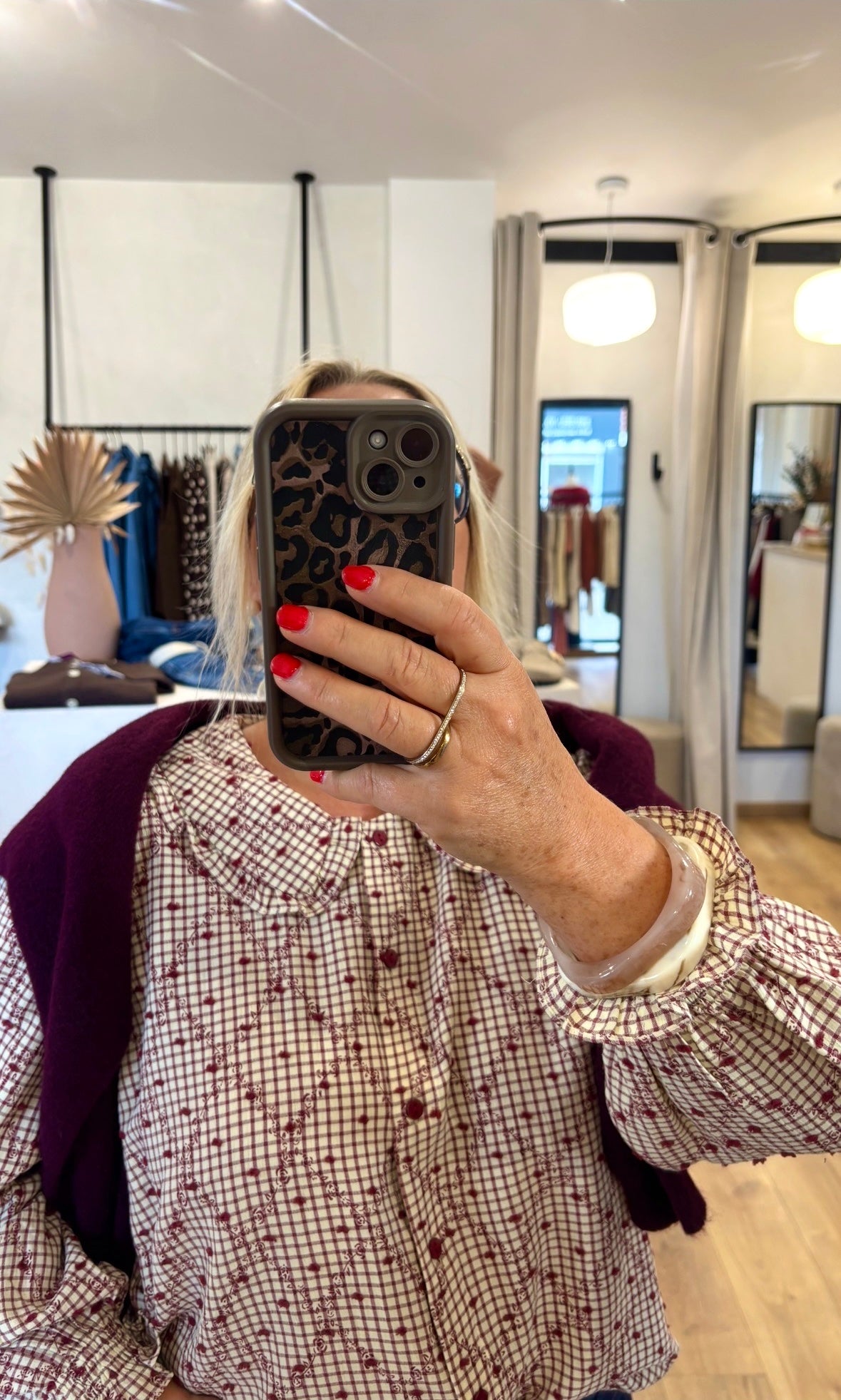 Blouse bordeaux GT - Liv