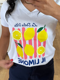 Teeshirt jaune - citron