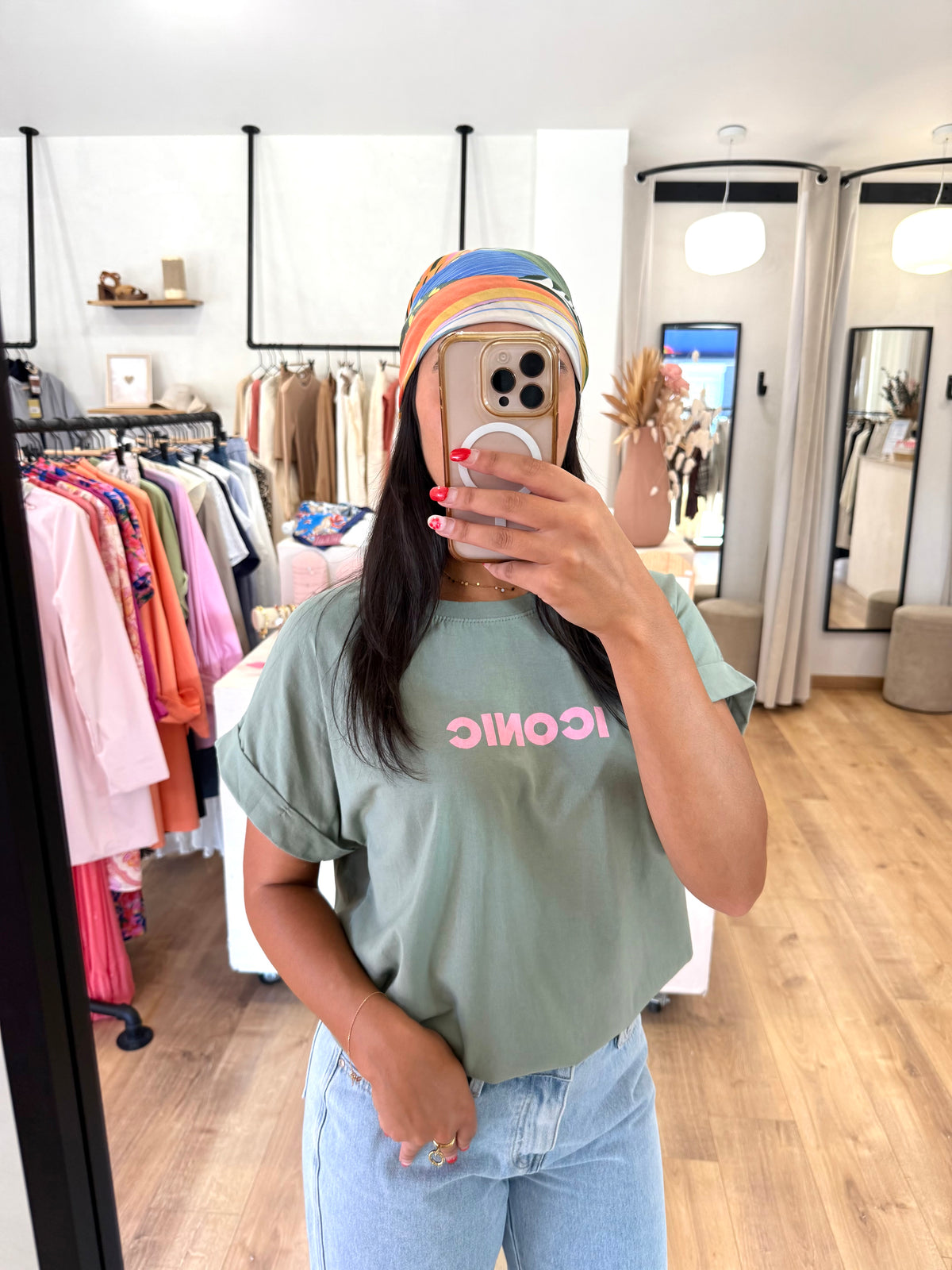 Tee-shirt kaki - iconic