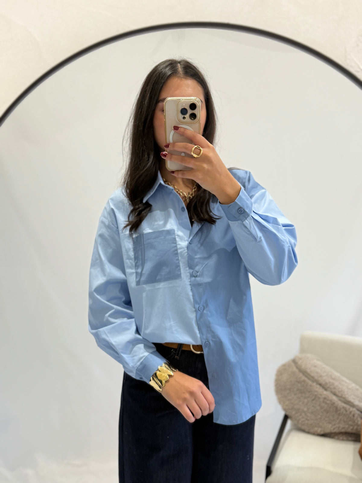 Chemise bleu - Louisa