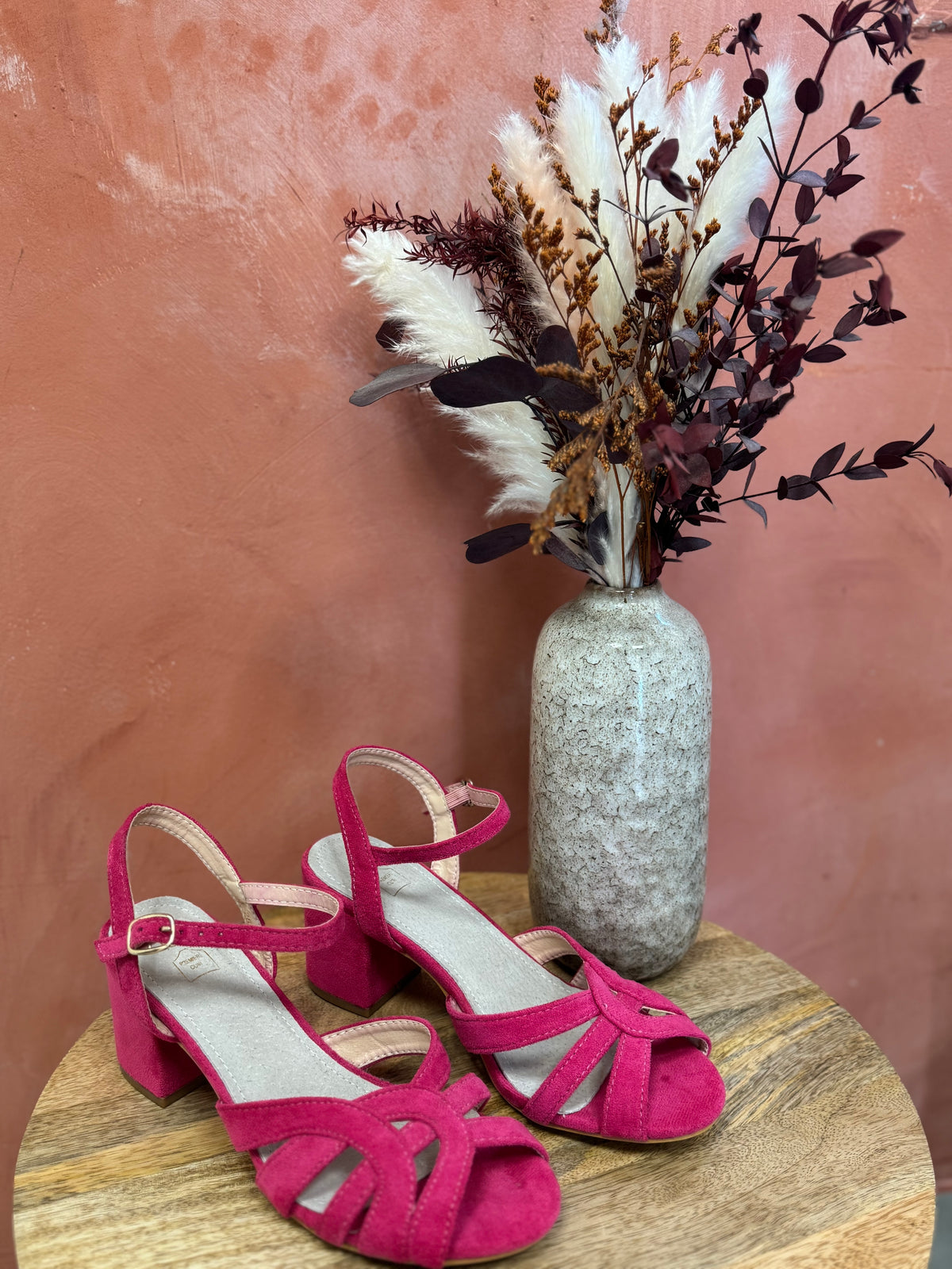 Sandales fushia
