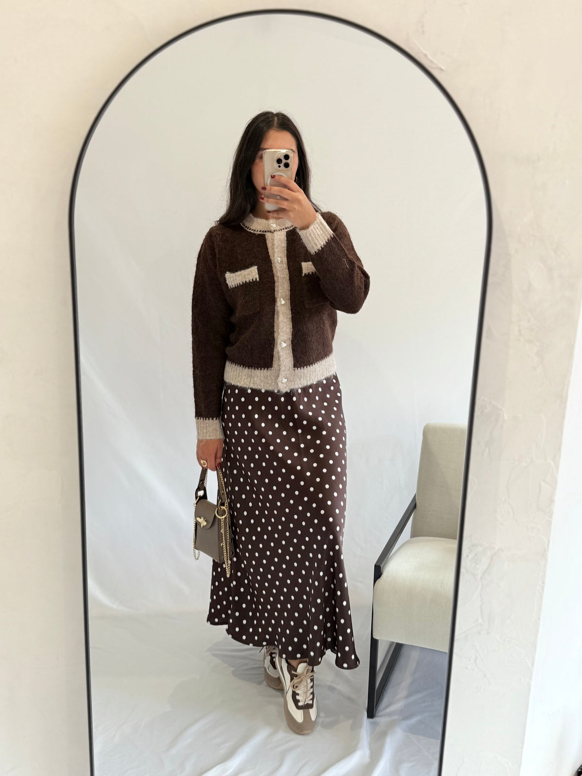 Gilet chocolat - Ingrid