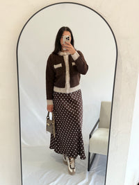 Gilet chocolat - Ingrid