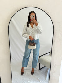 Blouse broderie blanc - Oscar
