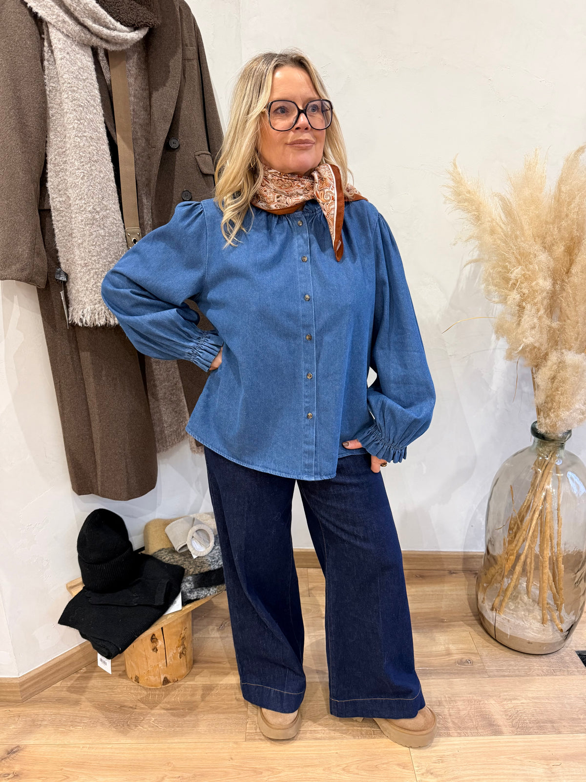 Blouse jean GT - Victorine