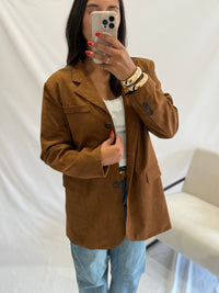 Blazer suédine - Brown
