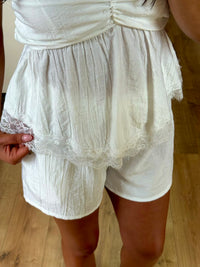Ensemble dentelle blanc - Ethan