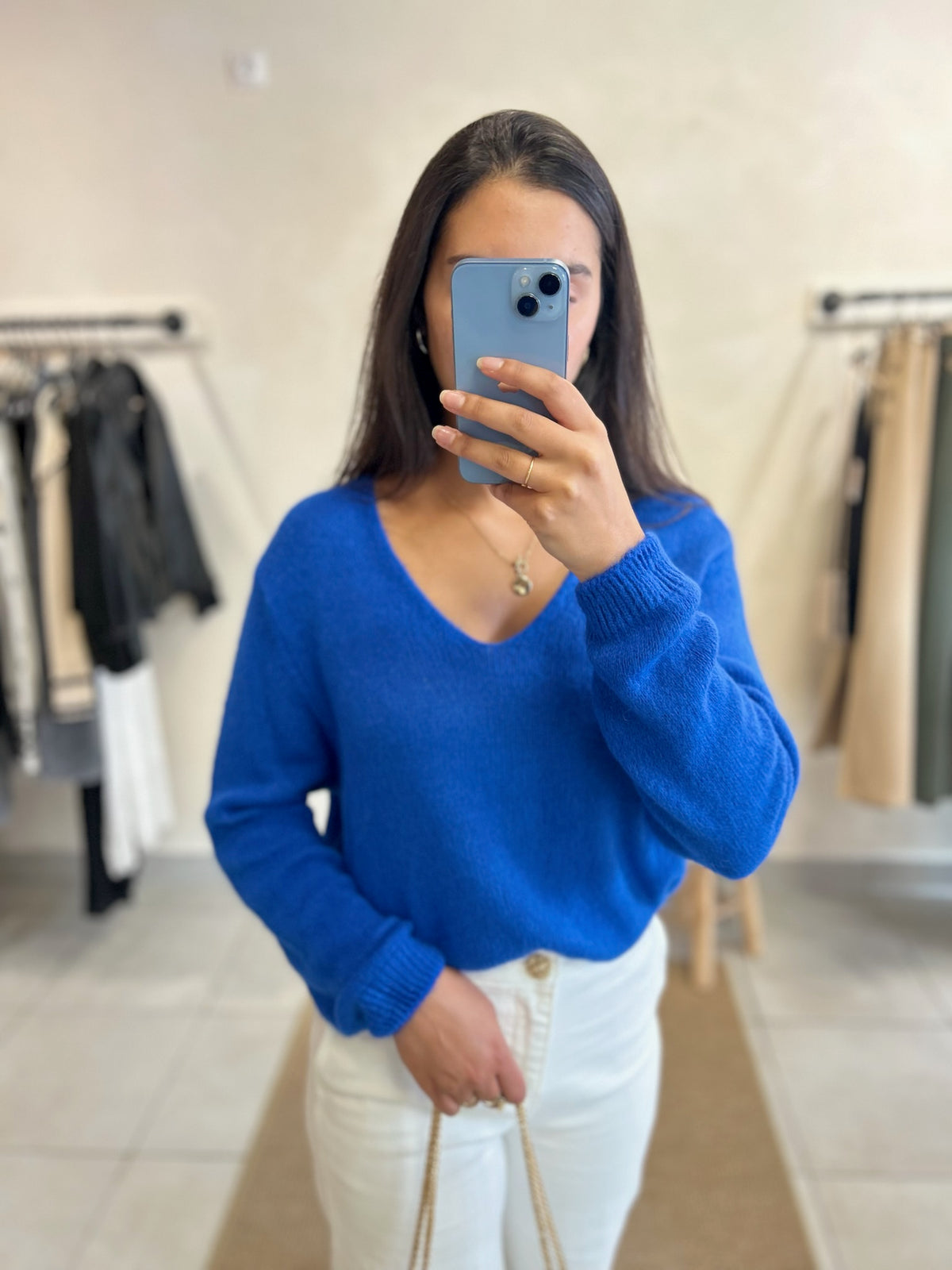 Pull Bleu roi - Nina