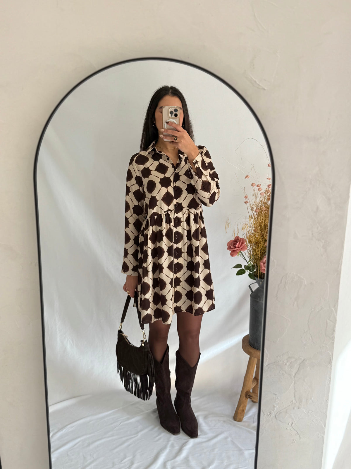 Robe courte choco - Leonie