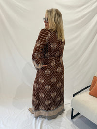 Robe longue café GT - Lea