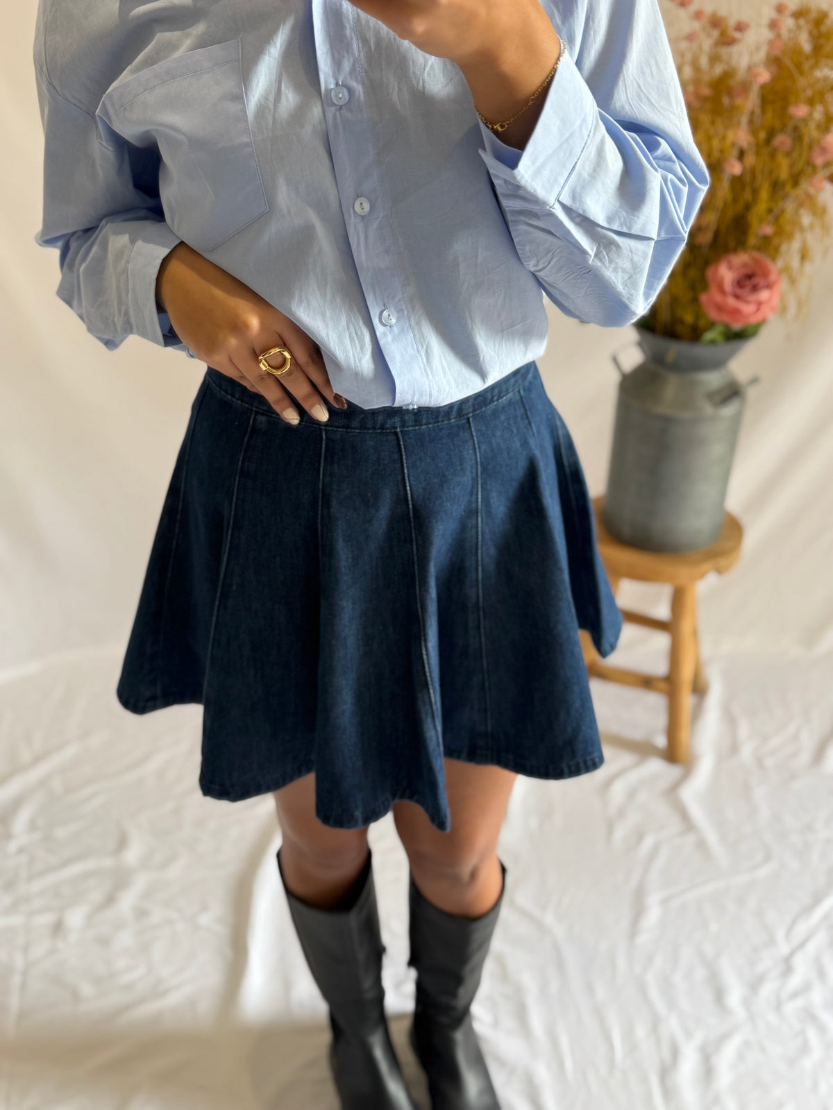 Jupe jean brut - Joelle