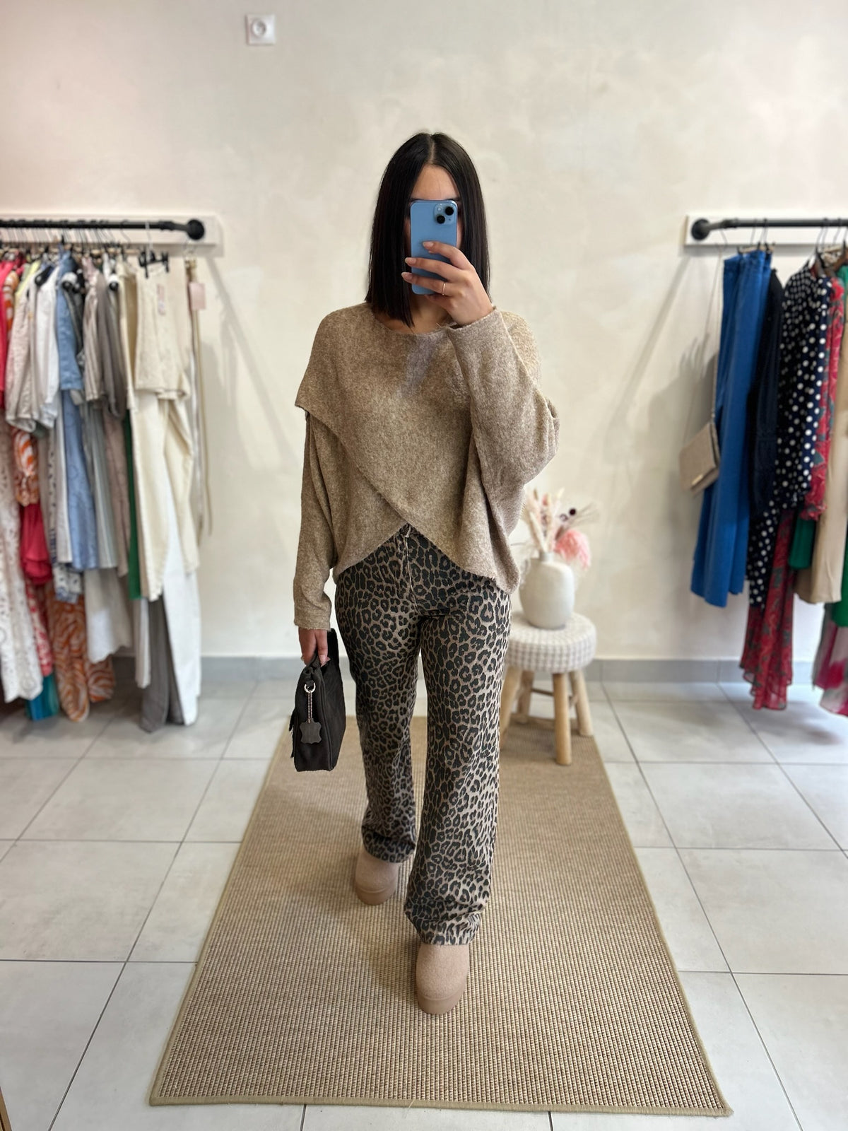 Pull Taupe - Eloana