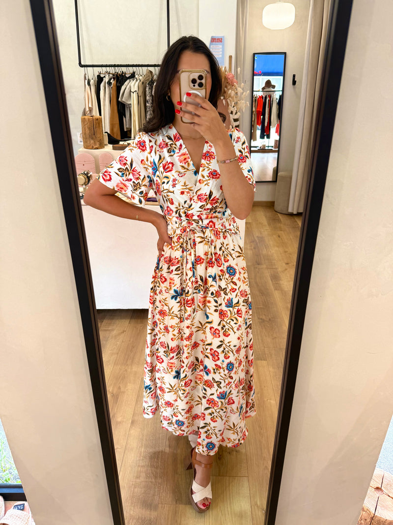 Robe longue motifs - stella