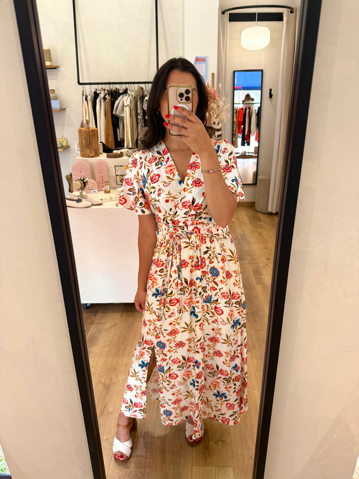 Robe longue motifs - stella