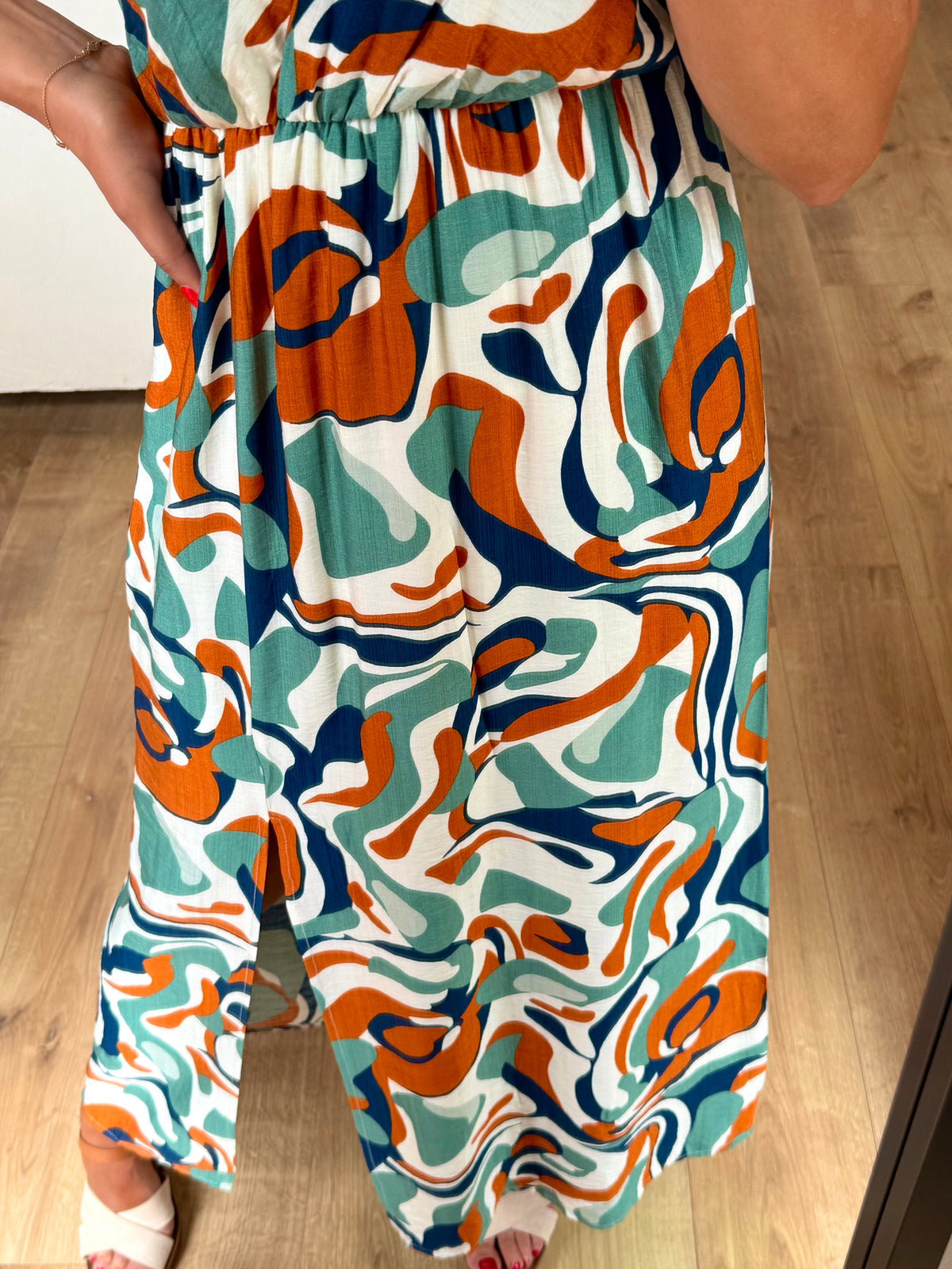 Robe motifs kaki - Nino