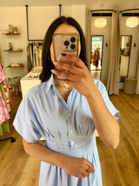 Robe longue bleu - Ambre
