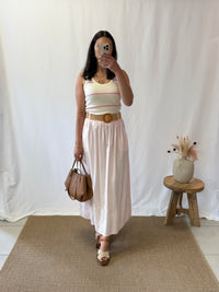 Top rayure rose - Alex