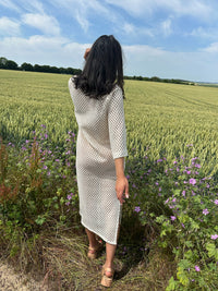 Robe crochet écru - Soleil