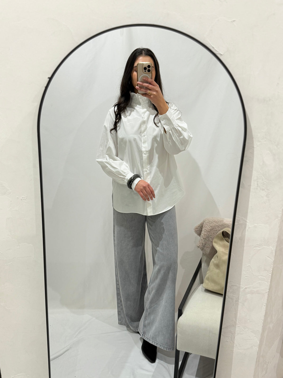 Blouse blanc - Ambre