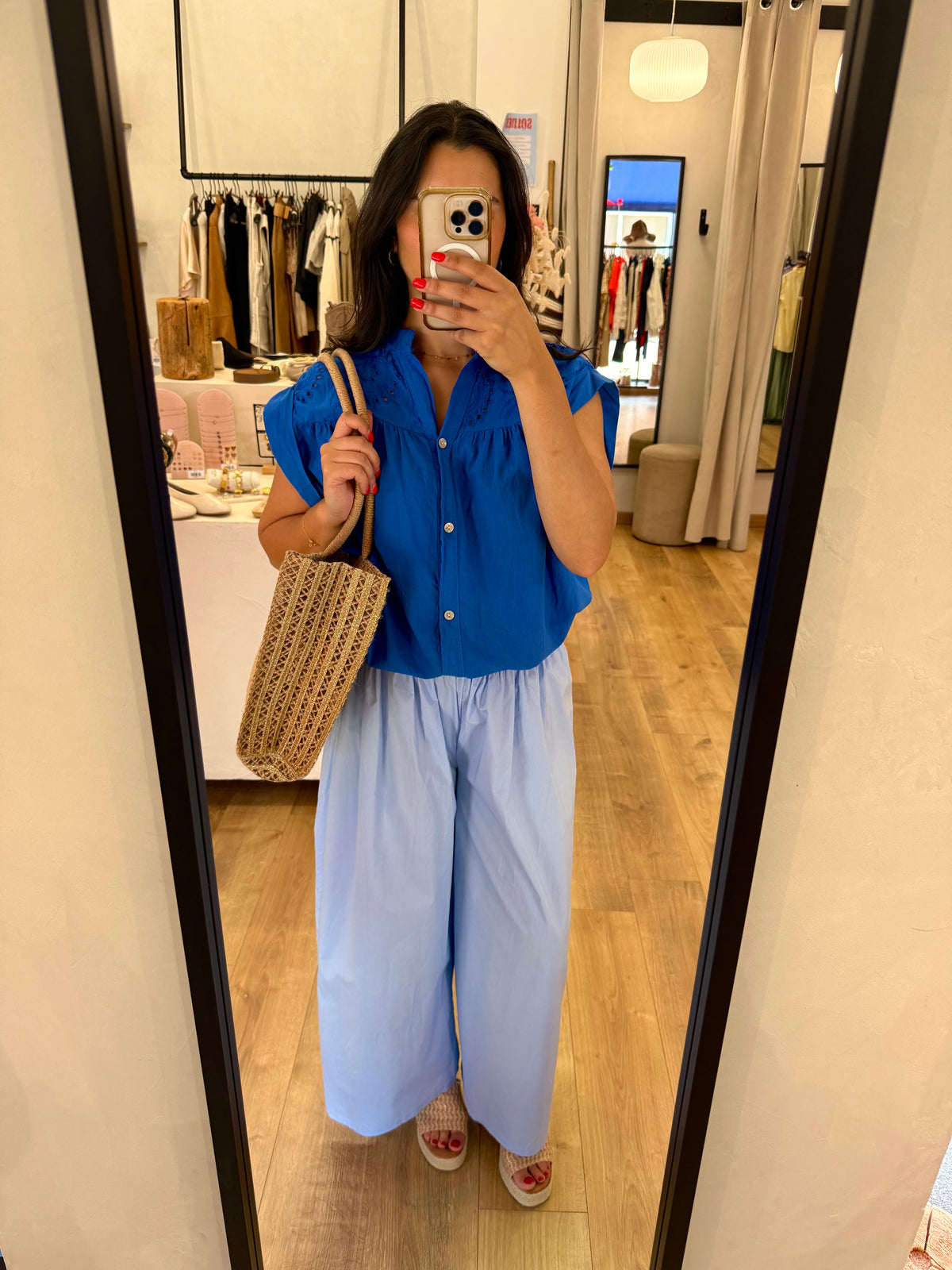 Pantalon bleu - Anaïs
