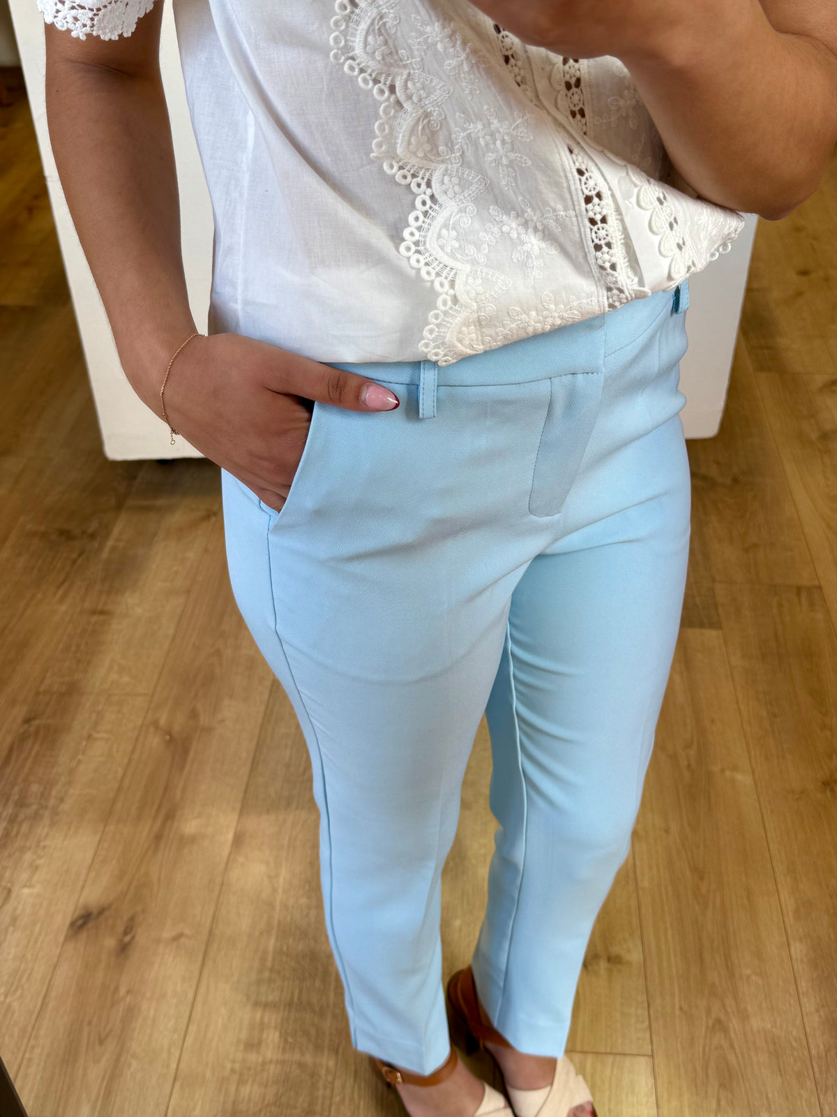 Pantalon bleu ciel - Hortence