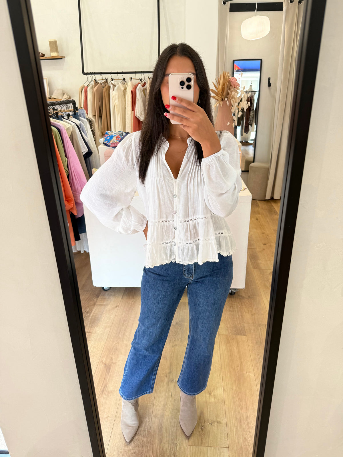 Blouse écru - Paula