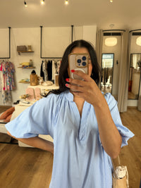 Robe bleu - rayure