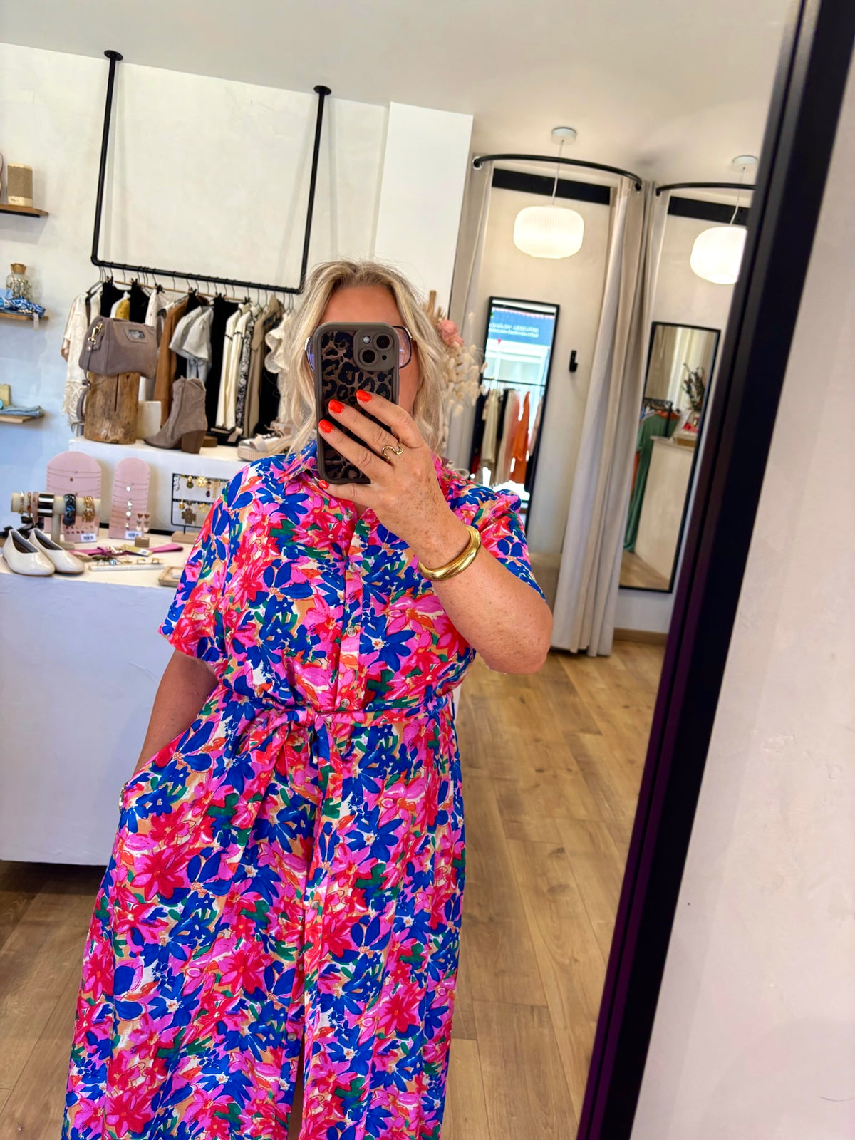 Robe Motifs Bleu GT - Hugo