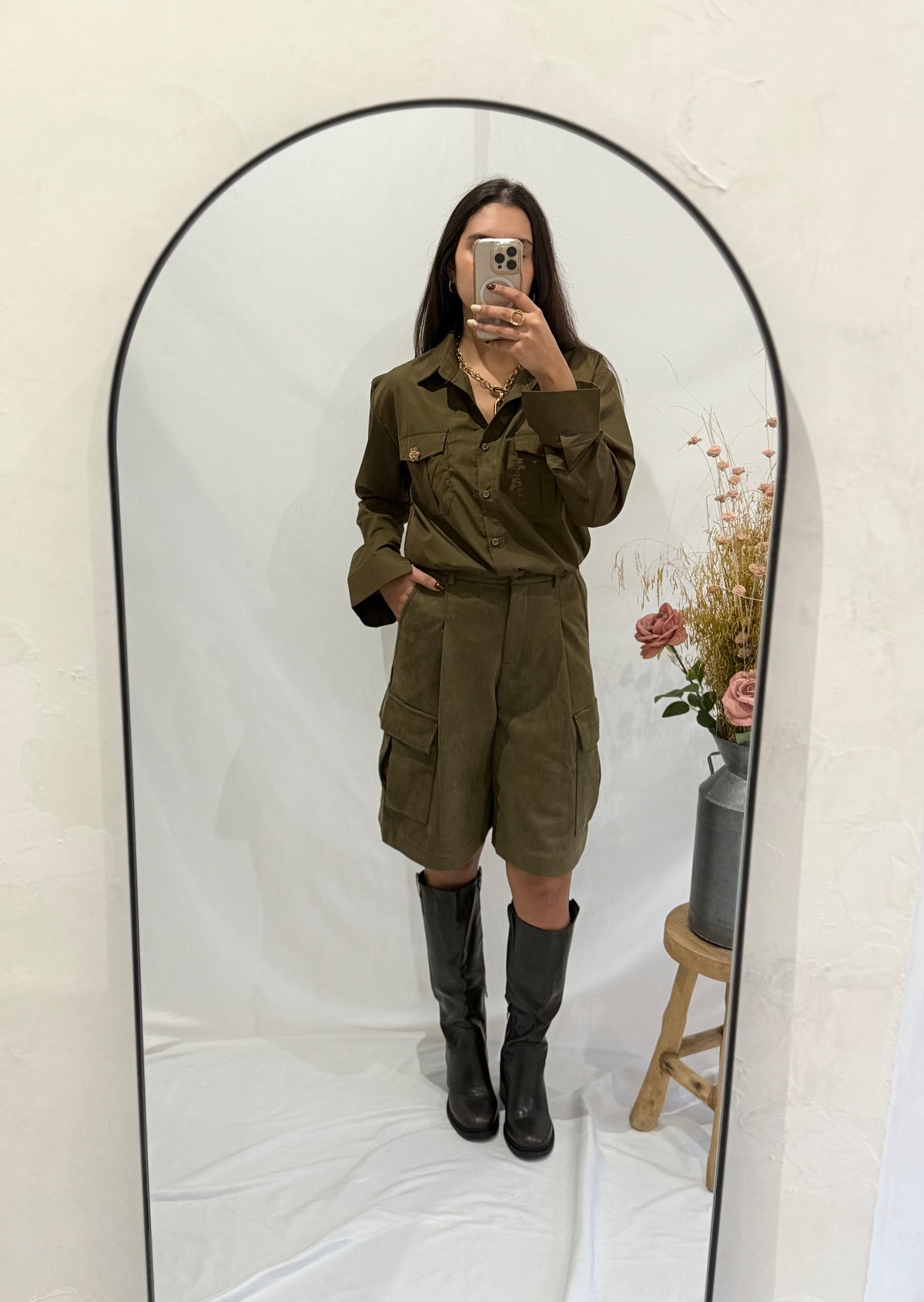 Chemise kaki - Sonia