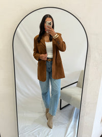Blazer suédine - Brown